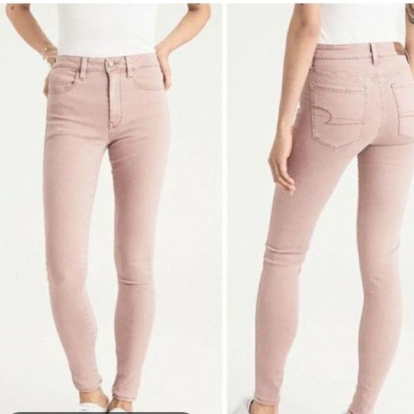 american eagle pink jeans - Picture 1 of 2